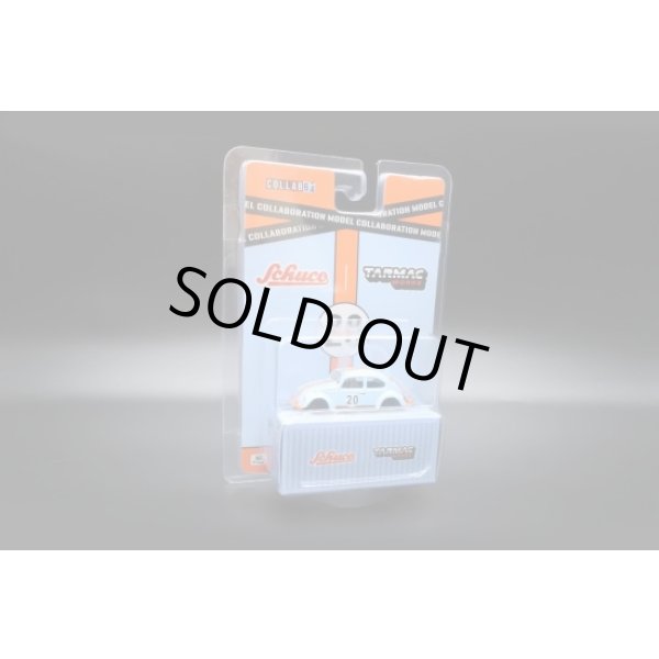 画像2: Tarmac Works 1/64 Volkswagen Beetle Blue / Orange Low Ride Height (2)