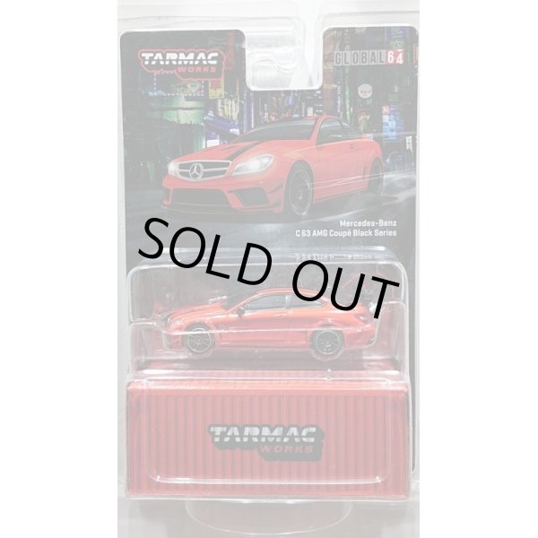 画像1: Tarmac Works 1/64 Mercedes-Benz C 63 AMG Coupe Black Series Red (1)