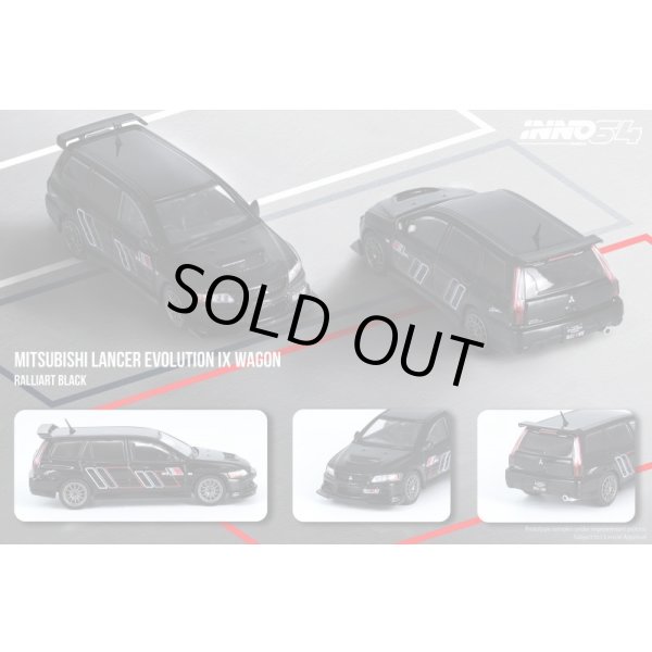 画像5: INNO Models 1/64 Mitsubishi Lancer Evolution IX Wagon 2005 Ralliart Black (5)