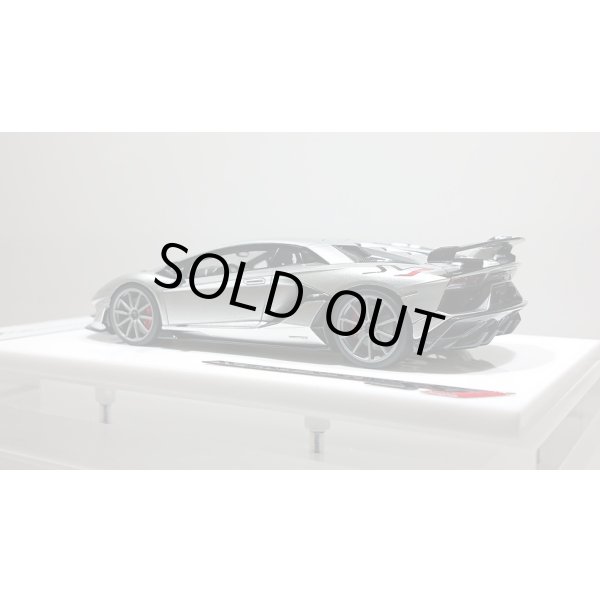 画像3: EIDOLON 1/43 Lamborghini Aventador SVJ 2018 (Nireo wheel) Silver (Style Package) Limited 50 pcs. (3)