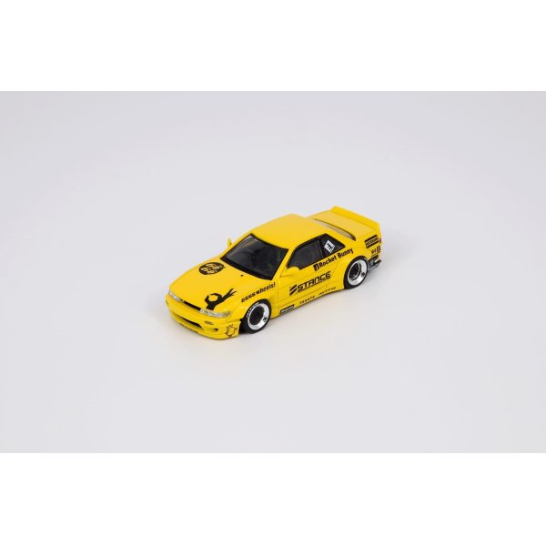 画像3: INNO Models 1/64 Nissan Silvia S13 ROCKET BUNNY V2 Light Yellow (3)