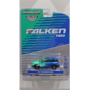 画像: GREEN LiGHT EXCLUSIVE 1/64 2021 Ford Bronco Sport --Falken Tires