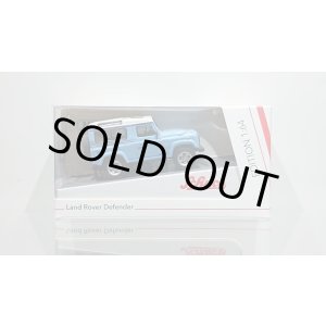 画像: Schuco 1/64 Land Rover Defender Blue / White