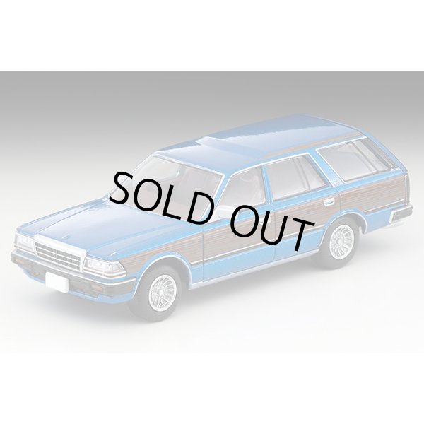 画像2: TOMYTEC 1/64 Limited Vintage NEO Nissan Gloria Wagon V20E GL Custom Ver. (Blue / Wood grain) (2)