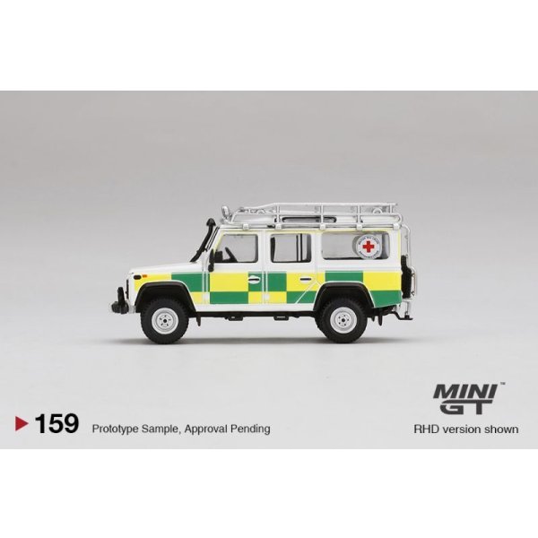画像4: MINI GT 1/64 Land Rover Defender 110 British Red Cross Search & Rescue (4)