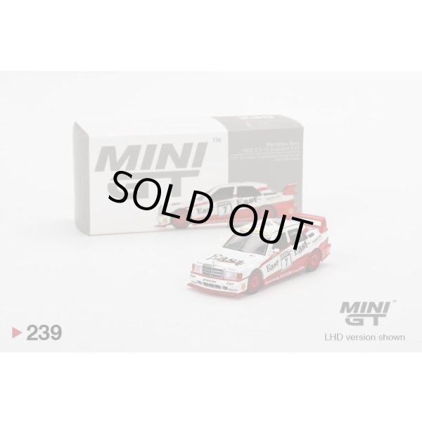 画像1: MINI GT 1/64 Mercedes Benz 190E 2.5-16 Evolution II DTM 1991 #7 "East" (LHD) (1)
