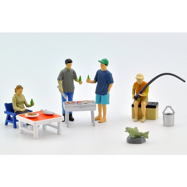 画像4: TOMYTEC 1/64 Diorama Collection 64 #Car Snap 06a BBQ (4)