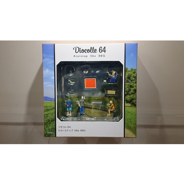 画像1: TOMYTEC 1/64 Diorama Collection 64 #Car Snap 06a BBQ (1)
