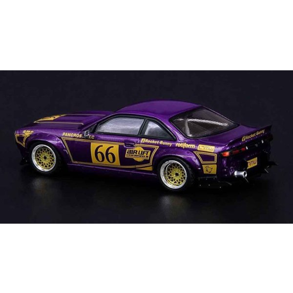 画像3: INNO Models 1/64 Nissan Silvia S14 ROCKET BUNNY BOSS AERO M Purple (3)