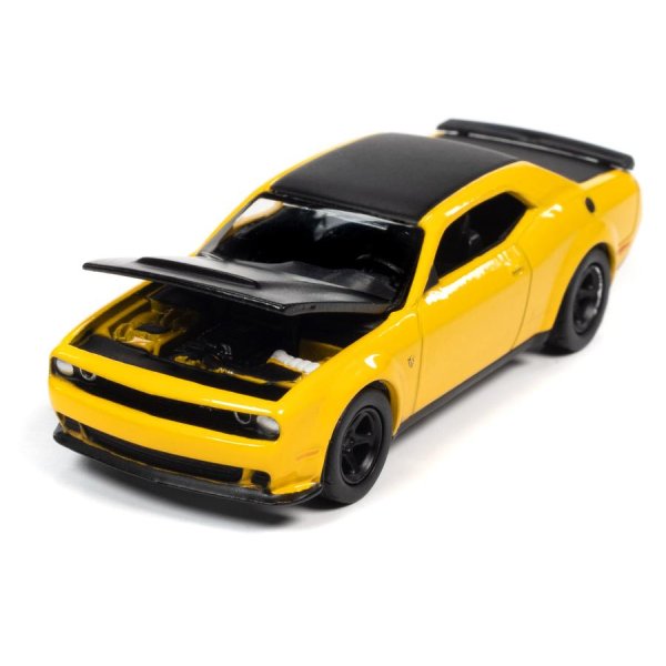 画像3: auto world 1/64 2019 Dodge Challenger Demon Yellow / Black (3)