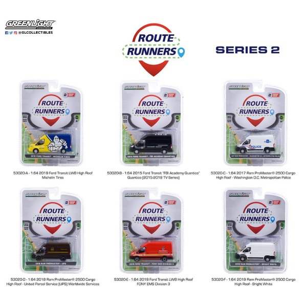 画像1: GREEN LiGHT 1/64 Route Runners Series 3 (1)