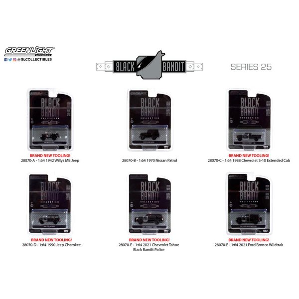 画像1: GREEN LiGHT 1/64 Black Bandit Series 25 (1)