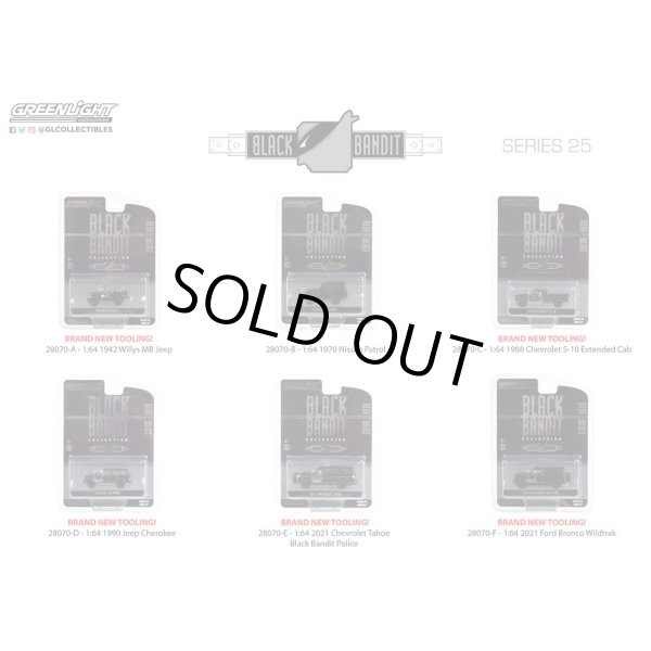 画像1: GREEN LiGHT 1/64 Black Bandit Series 25 (1)