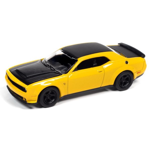 画像2: auto world 1/64 2019 Dodge Challenger Demon Yellow / Black (2)