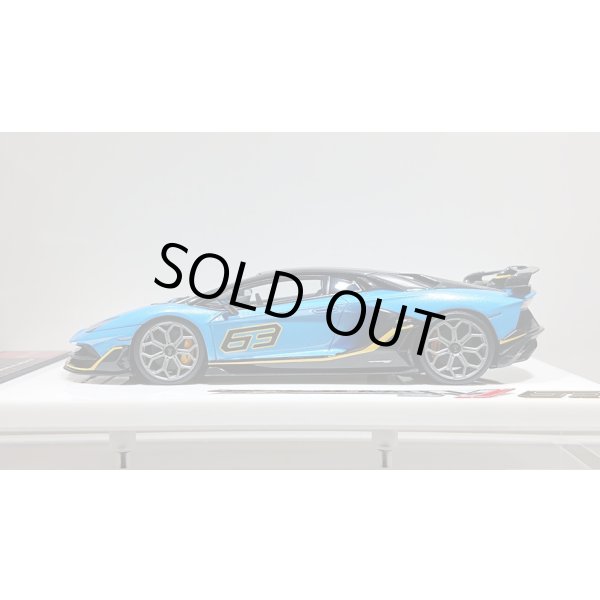画像2: EIDOLON 1/43 Lamborghini Aventador SVJ 63 2018 Azzurro Pearl Limited 30 pcs. (2)