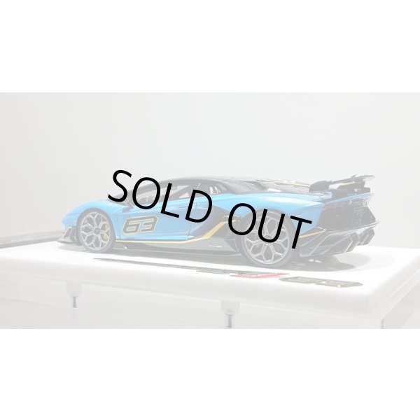 画像3: EIDOLON 1/43 Lamborghini Aventador SVJ 63 2018 Azzurro Pearl Limited 30 pcs. (3)
