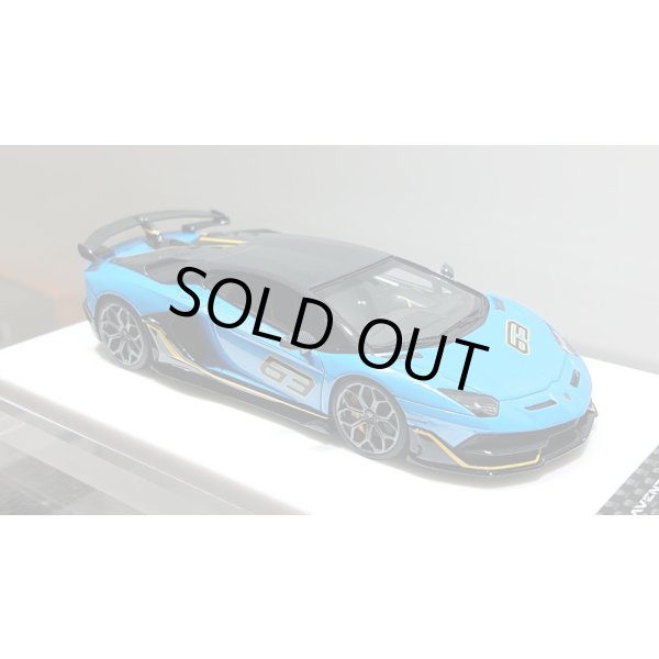 画像11: EIDOLON 1/43 Lamborghini Aventador SVJ 63 2018 Azzurro Pearl Limited 30 pcs. (11)