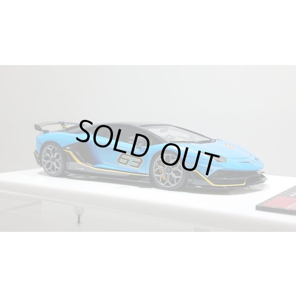 画像5: EIDOLON 1/43 Lamborghini Aventador SVJ 63 2018 Azzurro Pearl Limited 30 pcs. (5)