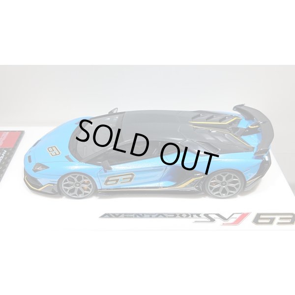 画像4: EIDOLON 1/43 Lamborghini Aventador SVJ 63 2018 Azzurro Pearl Limited 30 pcs. (4)