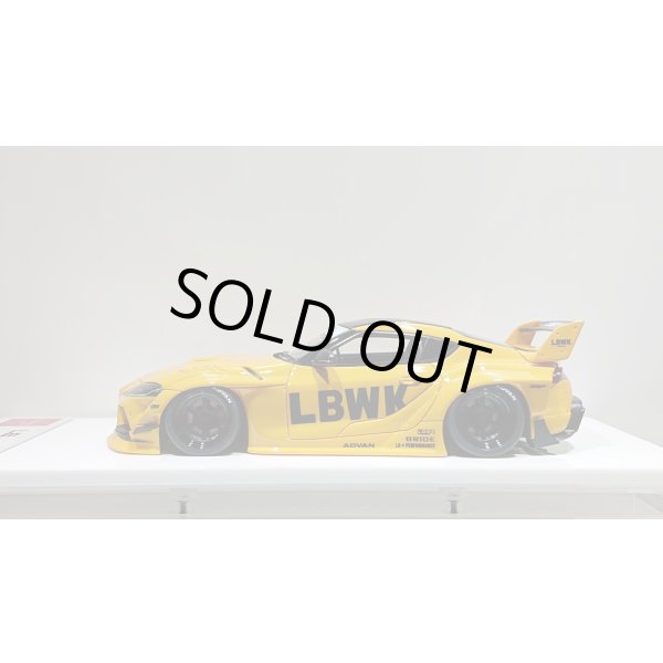 画像2: EIDOLON 1/43 LB WORKS GR Supra 6 spork wheel Lightning Yellow Limited 60 pcs. (2)