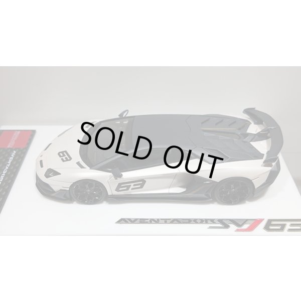 画像4: EIDOLON 1/43 Lamborghini Aventador SVJ 63 2018 Matte Pearl White Limited 100 pcs. (4)