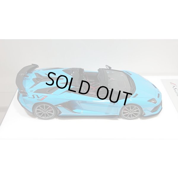 画像8: EIDOLON 1/43 Lamborghini Aventador SVJ Roadster 2019 (Nireo wheel) Blu Grauco Limited 40 pcs. (8)