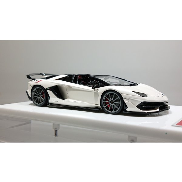 画像5: EODOLON 1/43 Lamborghini Aventador SVJ Roadster 2019 (Nireo wheel) Matte Pearl White Limited 80 pcs. (5)