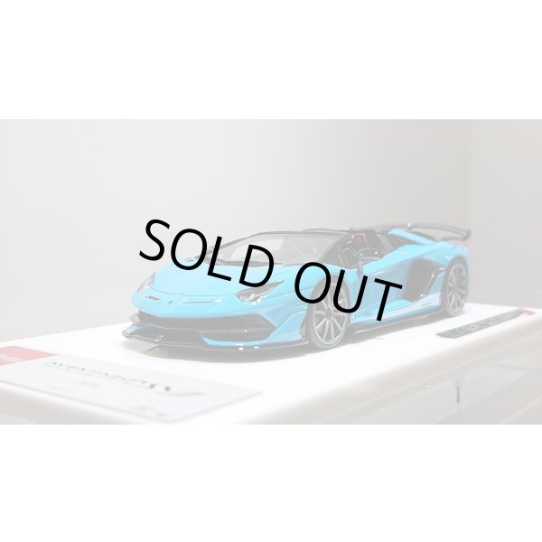 画像9: EIDOLON 1/43 Lamborghini Aventador SVJ Roadster 2019 (Nireo wheel) Blu Grauco Limited 40 pcs. (9)