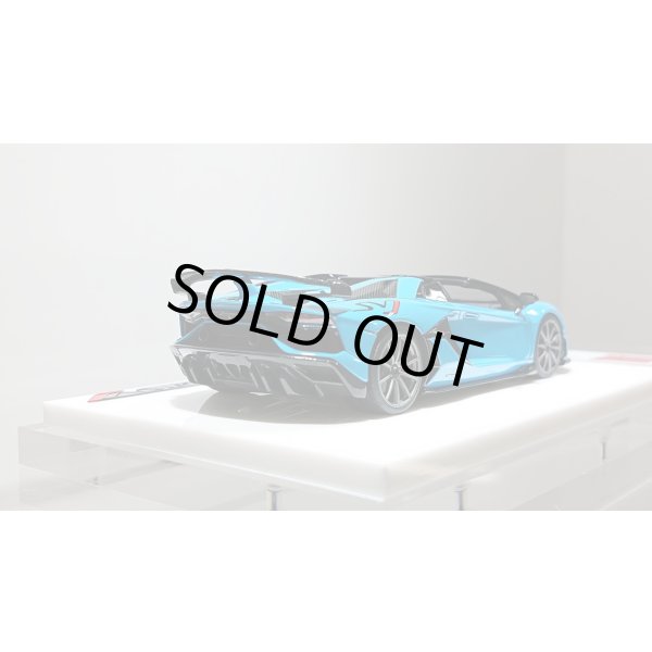 画像10: EIDOLON 1/43 Lamborghini Aventador SVJ Roadster 2019 (Nireo wheel) Blu Grauco Limited 40 pcs. (10)