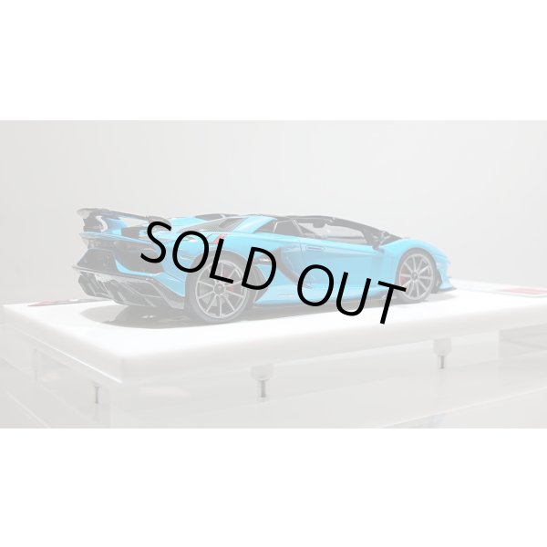 画像7: EIDOLON 1/43 Lamborghini Aventador SVJ Roadster 2019 (Nireo wheel) Blu Grauco Limited 40 pcs. (7)