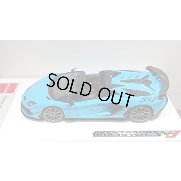 画像4: EIDOLON 1/43 Lamborghini Aventador SVJ Roadster 2019 (Nireo wheel) Blu Grauco Limited 40 pcs. (4)
