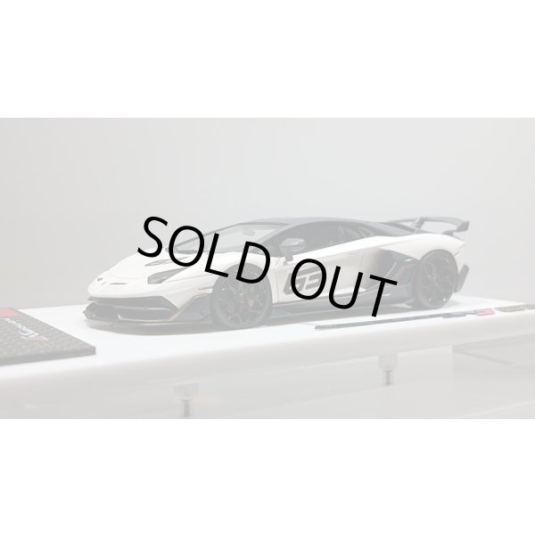 画像1: EIDOLON 1/43 Lamborghini Aventador SVJ 63 2018 Matte Pearl White Limited 100 pcs. (1)