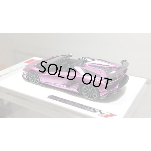 画像12: EIDOLON 1/43 Lamborghini Aventador SVJ Roadster 2019 (Nireo wheel) Viola 30th (Purple Metallic) Limited 50 pcs. (12)