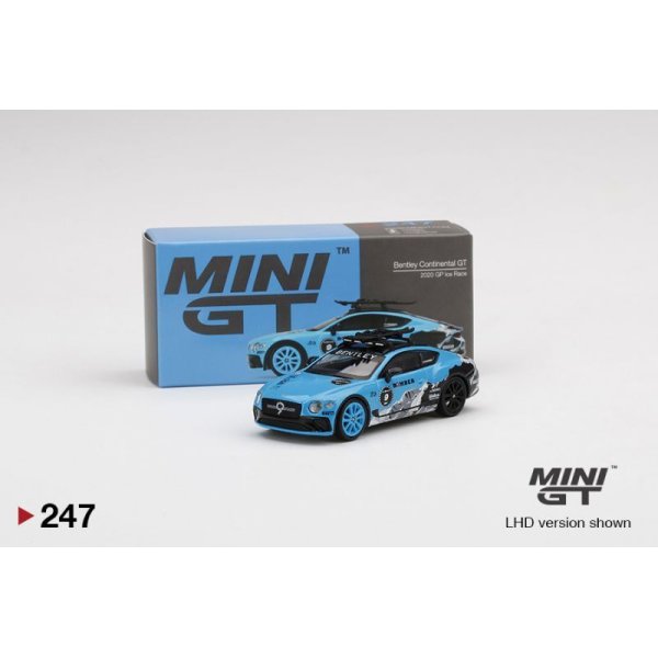 画像1: MINI GT 1/64 Bentley Continental GT GP Ice Race 2020 (LHD) (1)