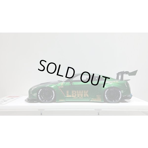 画像2: EIDOLON 1/43 LB WORKS GT-R Type 1.5 LB-Silhouette GT Wing ver. Metallic Green (2)