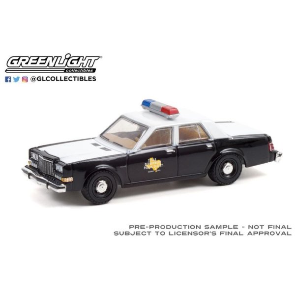 画像2: GREEN LiGHT EXCLUSIVE 1/64 1981 Dodge Diplomat --Texas Department of Public Safety (2)