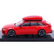 画像3: CM MODEL 1/64 Audi RS 6 Avant Tango Red with Roof Box (3)