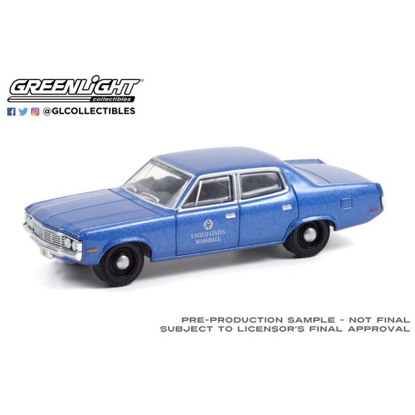 画像2: GREEN LiGHT EXCLUSIVE 1/64 1972 AMC Matador - United States Marshall (2)