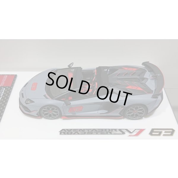 画像4: EIDOLON 1/43 Lamborghini Aventador SVJ 63 Roadster 2019 Matte Gray Limited 100 pcs. (4)