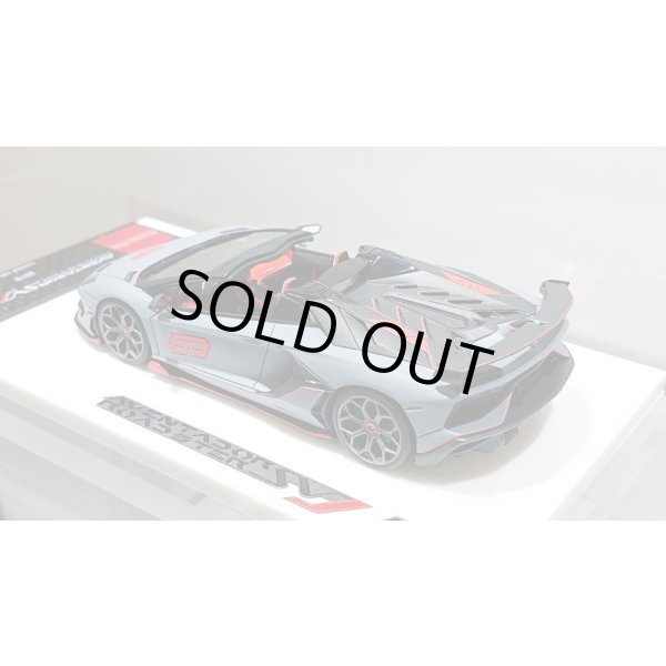 画像12: EIDOLON 1/43 Lamborghini Aventador SVJ 63 Roadster 2019 Matte Gray Limited 100 pcs. (12)