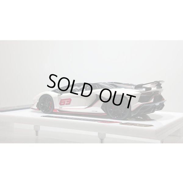 画像3: EIDOLON 1/43 Lamborghini Aventador SVJ 63 Roadster 2019 Pearl White Limited 63 pcs. (3)