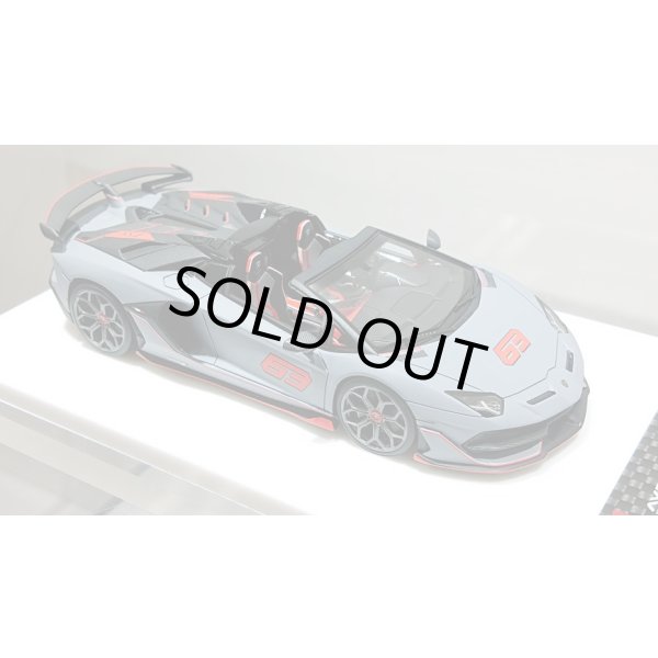 画像11: EIDOLON 1/43 Lamborghini Aventador SVJ 63 Roadster 2019 Matte Gray Limited 100 pcs. (11)