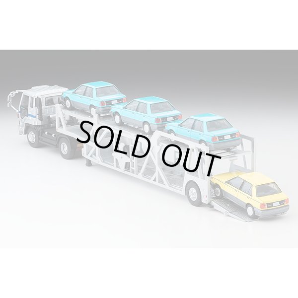 画像8: TOMYTEC 1/64 Limited Vintage NEO Isuzu 810EX Car Transporter (Silver)（アンチコASZ022車両運搬トレーラ） (8)