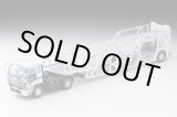 画像: TOMYTEC 1/64 Limited Vintage NEO Isuzu 810EX Car Transporter (Silver)（アンチコASZ022車両運搬トレーラ）