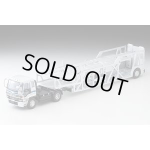 画像: TOMYTEC 1/64 Limited Vintage NEO Isuzu 810EX Car Transporter (Silver)（アンチコASZ022車両運搬トレーラ）