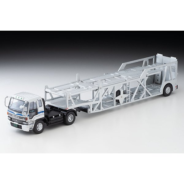 画像1: TOMYTEC 1/64 Limited Vintage NEO Isuzu 810EX Car Transporter (Silver)（アンチコASZ022車両運搬トレーラ） (1)