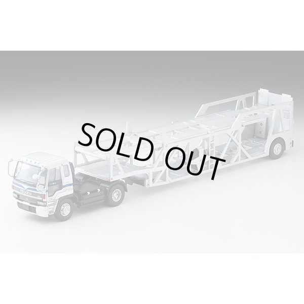 画像1: TOMYTEC 1/64 Limited Vintage NEO Isuzu 810EX Car Transporter (Silver)（アンチコASZ022車両運搬トレーラ） (1)