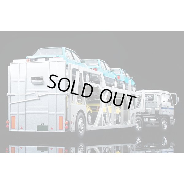 画像10: TOMYTEC 1/64 Limited Vintage NEO Isuzu 810EX Car Transporter (Silver)（アンチコASZ022車両運搬トレーラ） (10)