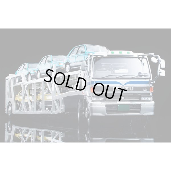 画像9: TOMYTEC 1/64 Limited Vintage NEO Isuzu 810EX Car Transporter (Silver)（アンチコASZ022車両運搬トレーラ） (9)