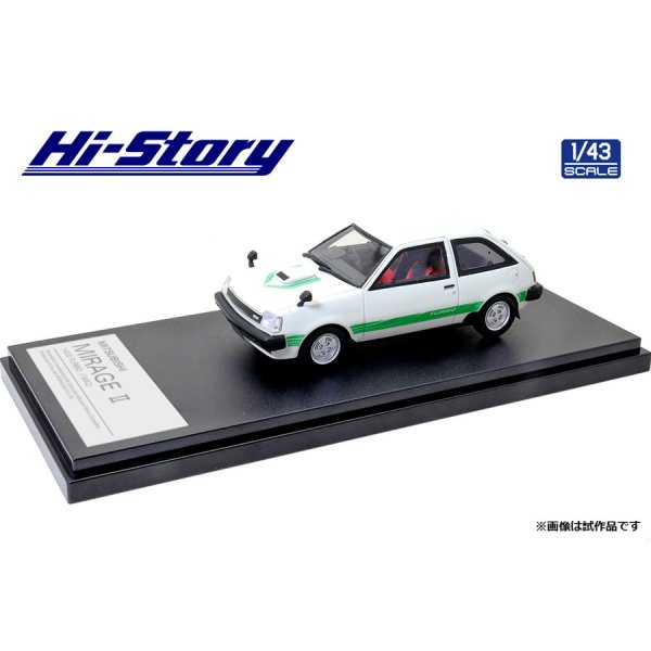 画像2: Hi Story 1/43 MITSUBISHI MIRAGE II 1400 TURBO (1982) POLA White (2)